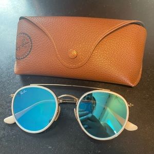 Ray Ban Round Double Bridge Sunglasses